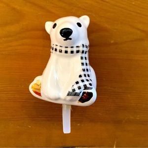 NORA FLEMMING MINI.  NEW. WHITE POLAR BEAR